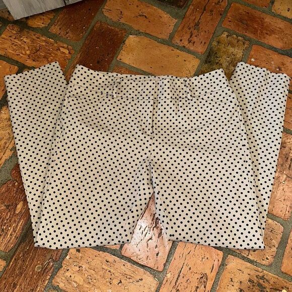 New York & Co Aubrey Pant Slimming Ankle Polka Dot - Picture 2 of 6